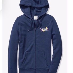 VS PINK Floral Perfect Full Zip Up